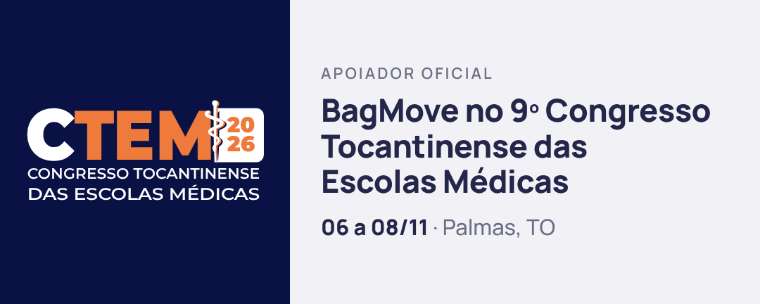 BagMove no  9º Congresso Tocantinense das Escolas Médicas , 06 a 08 de Novembro,  Palmas/TO